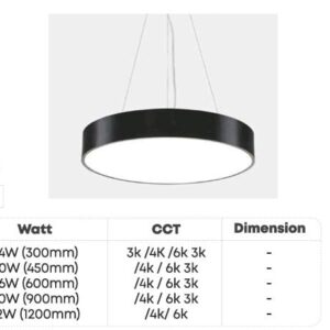 DRUM MOON HANGING PROFILE LIGHT