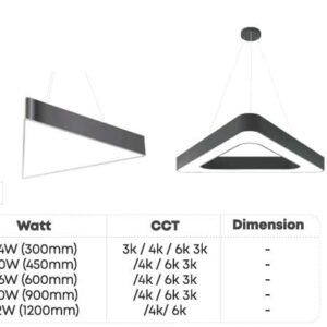TRIANGLE HANGING PROFILE